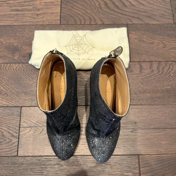 Charlotte Olympia Glitter Booties - Picture 3 of 7